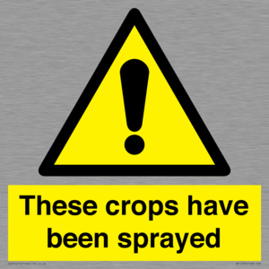 These crops have been sprayed